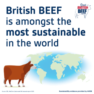 British beef is amongst the most sustainable in the world